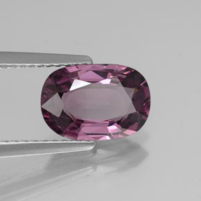 2.01 ct Violet Spinel Stone, Natural Spinel in Cushion-Cut Shape for Sale