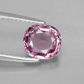 1.78 ct Pink Spinel Gemstone, Spinel Gem in Cushion-Cut Shape for Sale.