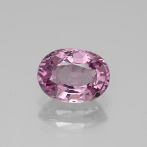 1.61 ct Pink Spinel Gemstone, Spinel Gem in Oval Facet Shape for Sale.