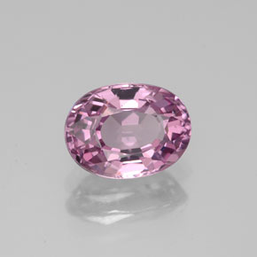 1.61 ct Pink Spinel Stone, Natural Spinel in Oval Facet Shape for Sale