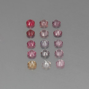 Spinel Gemstone in 2.7 mm Size for Sale, Spinel Stone in Multicolor Color