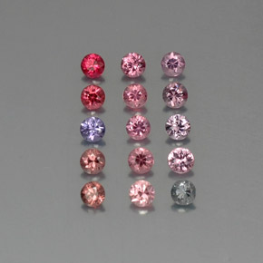 1.33 ct Multicolor Spinel Gemstone, Spinel Gem in Diamond-Cut Shape for Sale.
