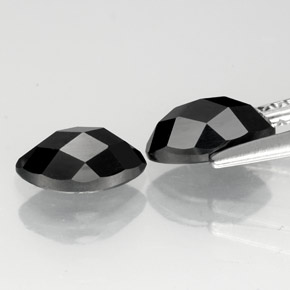 Spinel Gemstone in 8 x 4 mm (calibrated) Size for Sale, Spinel Stone in Black Color