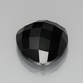 11.79 ct Black Spinel Stone, Natural Spinel in Trillion Rose-Cut Shape for Sale