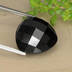 Spinel Gemstone in 14 x 14 mm (calibrated) Size for Sale, Spinel Stone in Black Color
