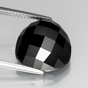 11.4ct Trillion Rose-Cut Black Spinel Gem for sale 11.4ct Trillion Rose-Cut Black Spinel Gem (ID: 328482)