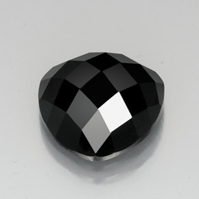 11.40 ct Black Spinel Stone, Natural Spinel in Trillion Rose-Cut Shape for Sale