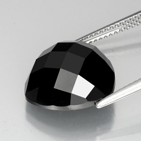 Spinel Gemstone in 14.1 x 10.8 mm Size for Sale, Spinel Stone in Black Color