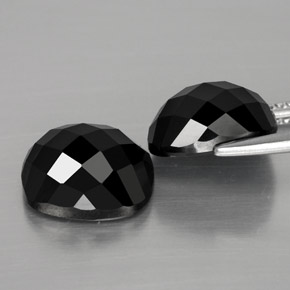 Spinel Gemstone in 10 x 8 mm (calibrated) Size for Sale, Spinel Stone in Black Color