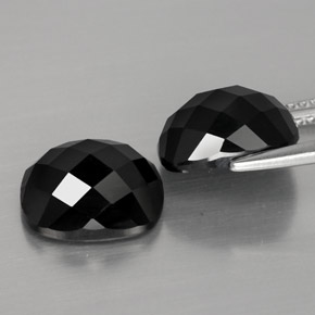 Spinel Gemstone in 10 x 8 mm (calibrated) Size for Sale, Spinel Stone in Black Color