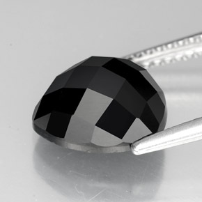Spinel Gemstone in 10 x 10 mm (calibrated) Size for Sale, Spinel Stone in Black Color