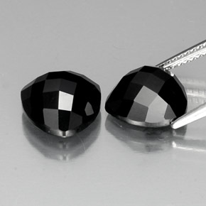 Spinel Gemstones in 10 x 10 mm (calibrated) Size for Sale, Spinel Stones in Schorl Color