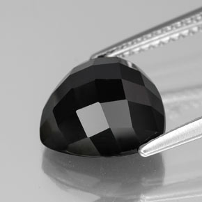 Spinel Gemstone in 10 x 10 mm (calibrated) Size for Sale, Spinel Stone in Black Color
