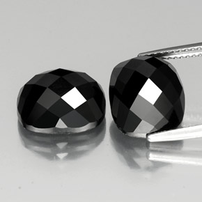 15ct Cushion Rose-Cut Black Spinel for sale thumb image of 15ct Cushion Rose-Cut Black Spinel (ID: 335823)