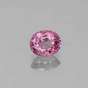 0.56 ct Pink Spinel Stone, Natural Spinel in Oval Facet Shape for Sale