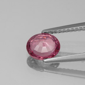 Spinel Gemstone in 6.9 x 5.7 mm Size for Sale, Spinel Stone in Red Pink Color