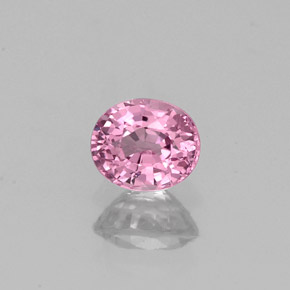 0.52 ct Pink Spinel Gemstone, Spinel Gem in Oval Facet Shape for Sale.