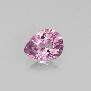 0.56 ct Pink Spinel Gemstone, Spinel Gem in Pear Facet Shape for Sale.