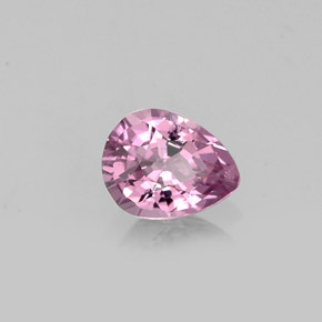 0.56 ct Pink Spinel Stone, Natural Spinel in Pear Facet Shape for Sale