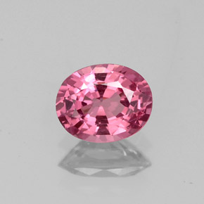 0.73 ct Pink Spinel Gemstone, Spinel Gem in Oval Facet Shape for Sale.