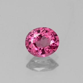 0.56 ct Pink Spinel Gemstone, Spinel Gem in Oval Facet Shape for Sale.
