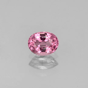 0.55 ct Pink Spinel Gemstone, Spinel Gem in Oval Facet Shape for Sale.
