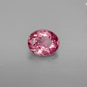 1.34 ct Pink Spinel Stone, Natural Spinel in Oval Facet Shape for Sale