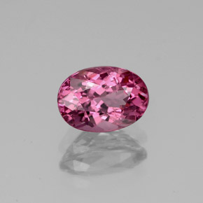 1.21 ct Pink Spinel Stone, Natural Spinel in Oval Facet Shape for Sale