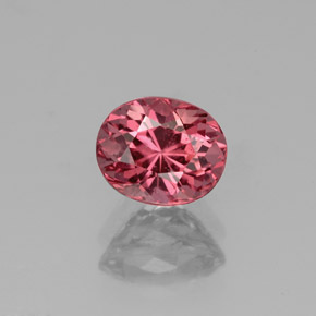 1.24 ct Pink Spinel Gemstone, Spinel Gem in Oval Facet Shape for Sale.
