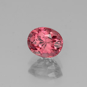 1.24 ct Pink Spinel Stone, Natural Spinel in Oval Facet Shape for Sale
