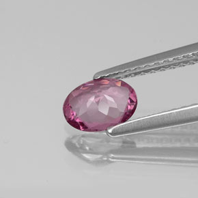 Spinel Gemstone in 6.3 x 4.7 mm Size for Sale, Spinel Stone in Purplish Pink Color