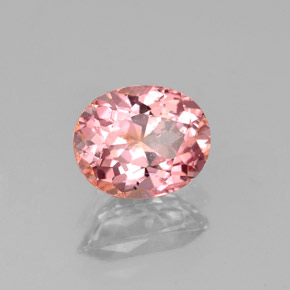 1.34 ct Pink Spinel Stone, Natural Spinel in Oval Facet Shape for Sale