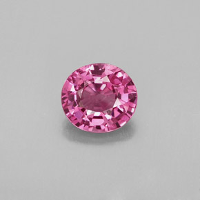 0.98 ct Pink Spinel Gemstone, Spinel Gem in Oval Facet Shape for Sale.