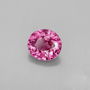 0.98 ct Pink Spinel Stone, Natural Spinel in Oval Facet Shape for Sale