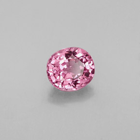 0.84 ct Pink Spinel Stone, Natural Spinel in Oval Facet Shape for Sale