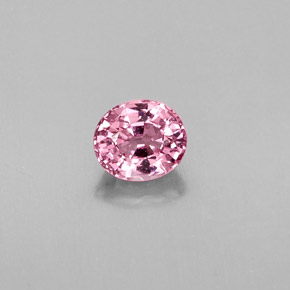 0.81 ct Pink Spinel Gemstone, Spinel Gem in Oval Facet Shape for Sale.