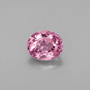 0.84 ct Pink Spinel Gemstone, Spinel Gem in Oval Facet Shape for Sale.
