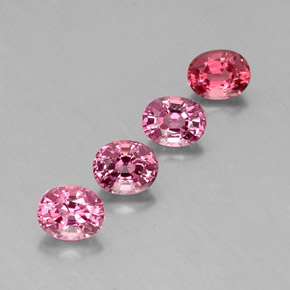 3.50 ct Pink Spinel Stone, Natural Spinel in Oval Facet Shape for Sale