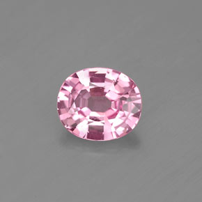 0.85 ct Pink Spinel Gemstone, Spinel Gem in Oval Facet Shape for Sale.