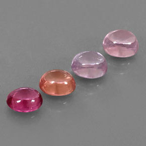 2.21 ct Multicolor Spinel Stone, Natural Spinel in Oval Cabochon Shape for Sale