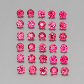 2.72 ct Red Spinel Stone, Natural Spinel in Diamond-Cut Shape for Sale