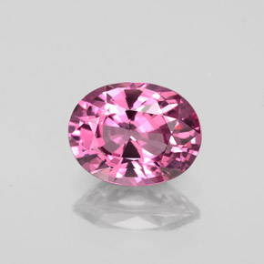 1.58 ct Pink Spinel Gemstone, Spinel Gem in Oval Facet Shape for Sale.