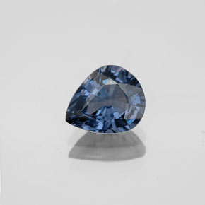 1.49 ct Blue Spinel Gemstone, Spinel Gem in Pear Facet Shape for Sale.