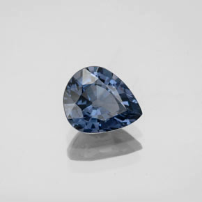 1.49 ct Blue Spinel Stone, Natural Spinel in Pear Facet Shape for Sale
