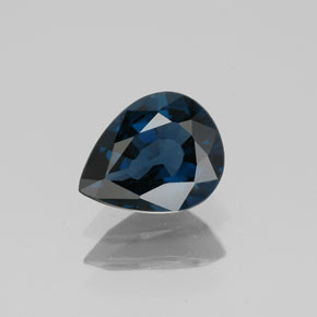 1.17 ct Blue Spinel Gemstone, Spinel Gem in Pear Facet Shape for Sale.