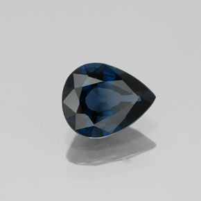 1.17 ct Blue Spinel Stone, Natural Spinel in Pear Facet Shape for Sale