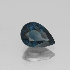 1.38 ct Blue Spinel Stone, Natural Spinel in Pear Facet Shape for Sale