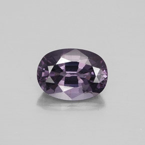 1.41 ct Purple Spinel Gemstone, Spinel Gem in Oval Facet Shape for Sale.