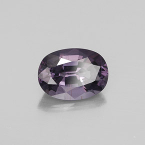 1.41 ct Purple Spinel Stone, Natural Spinel in Oval Facet Shape for Sale