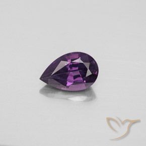 1.27ct Natural Dark Purple Spinel, Pear Shape, VVS-VS